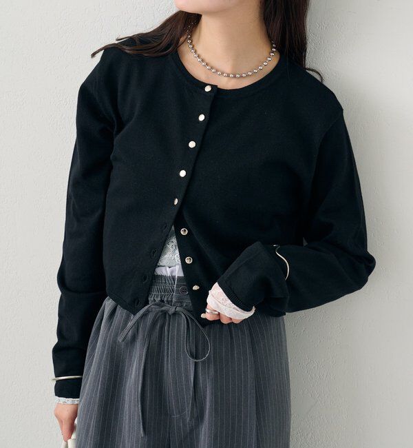  「デイリーショートカーディガン」|カーディガン|