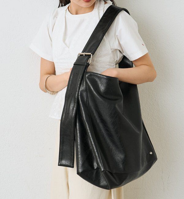  「チャーム付きベルトショルダーBAG」|トートバッグ|