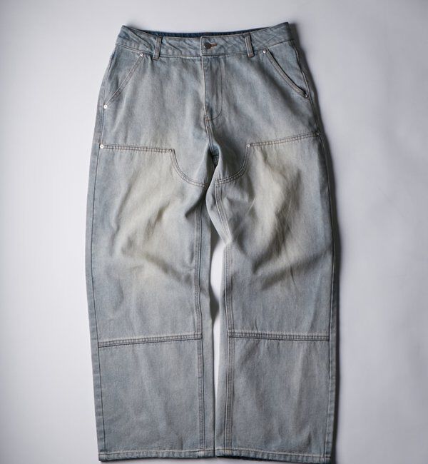  「KOOKY'Nダブルニー切り替えデニム」|デニム|