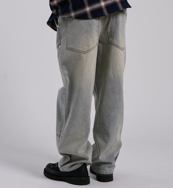  「KOOKY'Nダブルニー切り替えデニム」|デニム|