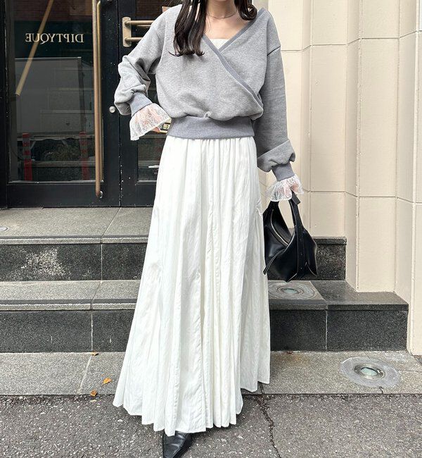  「【低身長サイズあり】ランダム切替フレアスカート」|スカート|