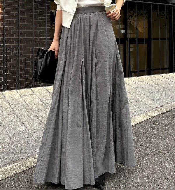  「【低身長サイズあり】ランダム切替フレアスカート」|スカート|