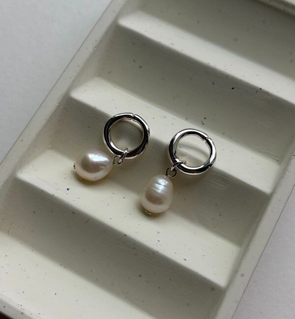  「〈GOLDY/ゴールディ〉淡水パールマルチWAYイヤリング」|リング|シルバー