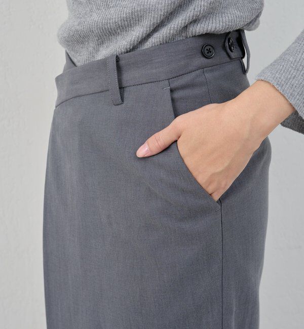  「ウエストデザインスカート」|スカート|