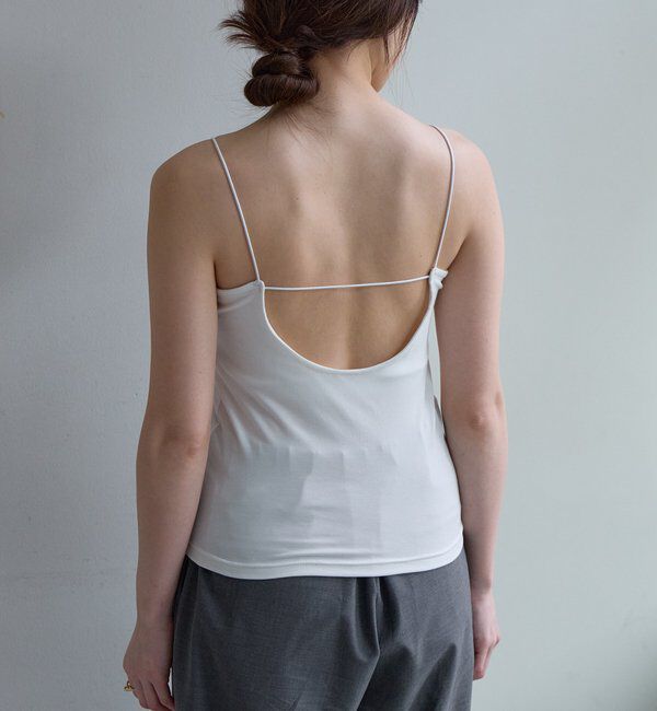  「バックオープンキャミソール」|キャミソール|