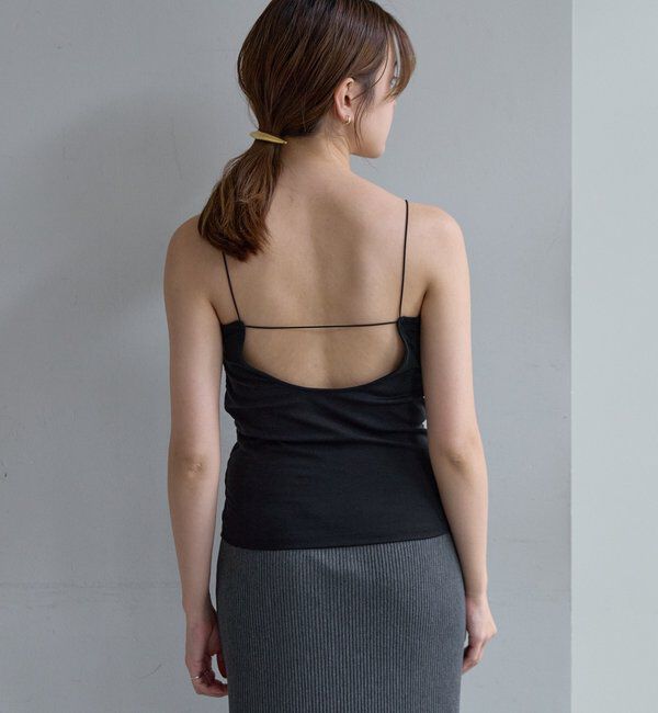  「バックオープンキャミソール」|キャミソール|