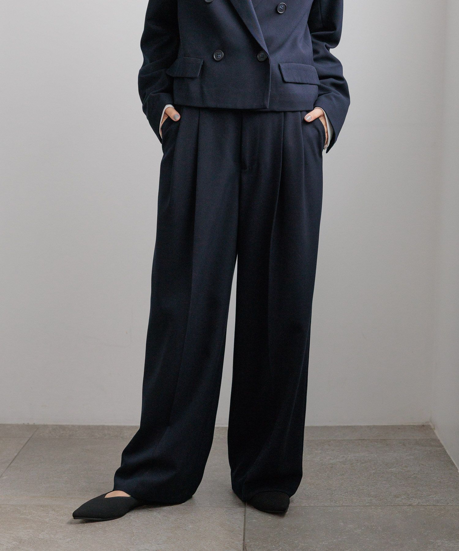  「【入卒／セレモニー】ワイドパンツ」|スラックス|