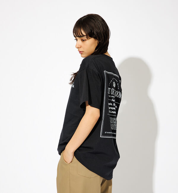 ABAHOUSE「【FRUIT OF THE LOOM】フロント＆バックプリント クルーネック シ」|Tシャツ・カットソー|