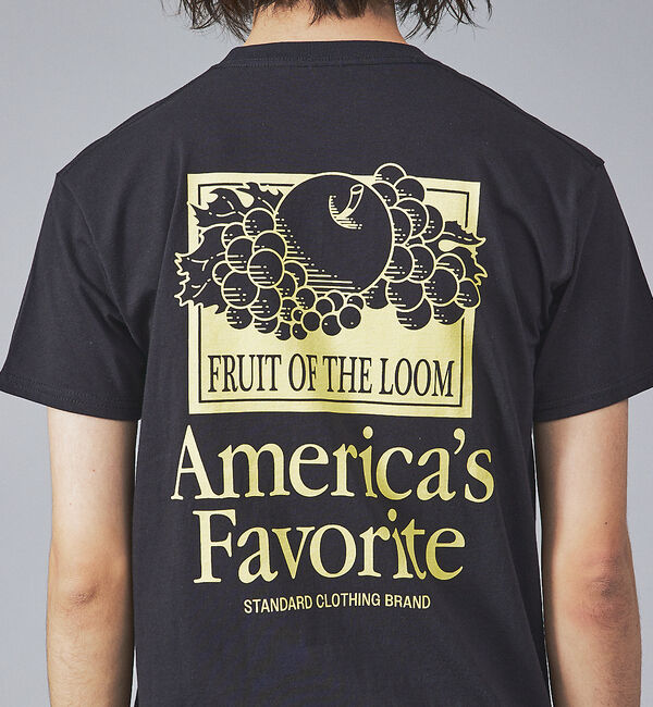 ABAHOUSE「【FRUIT OF THE LOOM】フロント＆バックプリント クルーネック シ」|Tシャツ・カットソー|