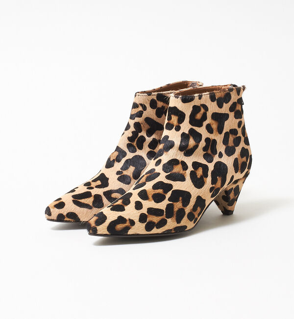 Rouge vif「【ne Quittez pas】ポインテッドブーツ」|ショートブーツ|