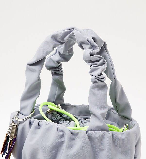 Rouge vif「【cheek/チーク】2WAY ギャザー キンチャクトートバッグ」|ショルダー・メッセンジャー|