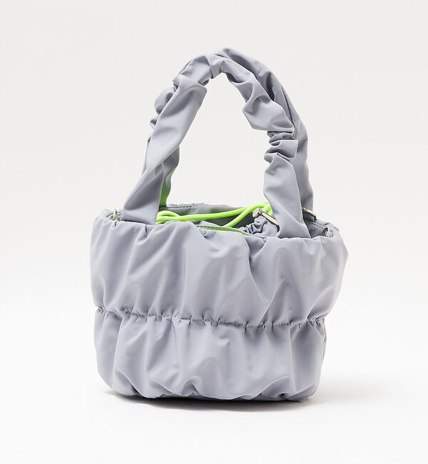 Rouge vif「【cheek/チーク】2WAY ギャザー キンチャクトートバッグ」|ショルダー・メッセンジャー|