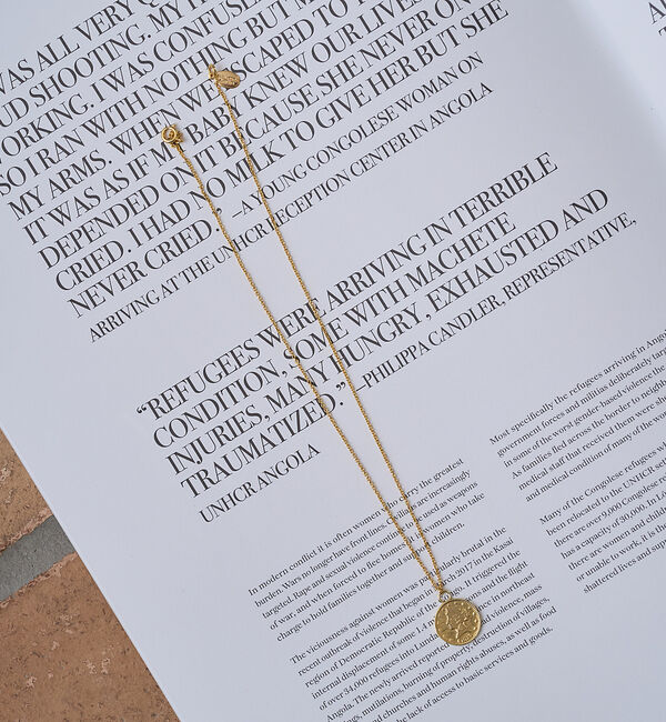 Rouge vif「【Chibi Jewels/チビ・ジュエルズ】コインネックレス One Dime」|ネックレス|