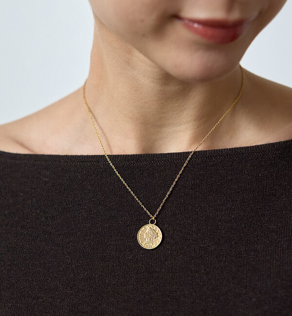 Rouge vif「【Chibi Jewels/チビ・ジュエルズ】コインネックレス One Dime」|ネックレス|