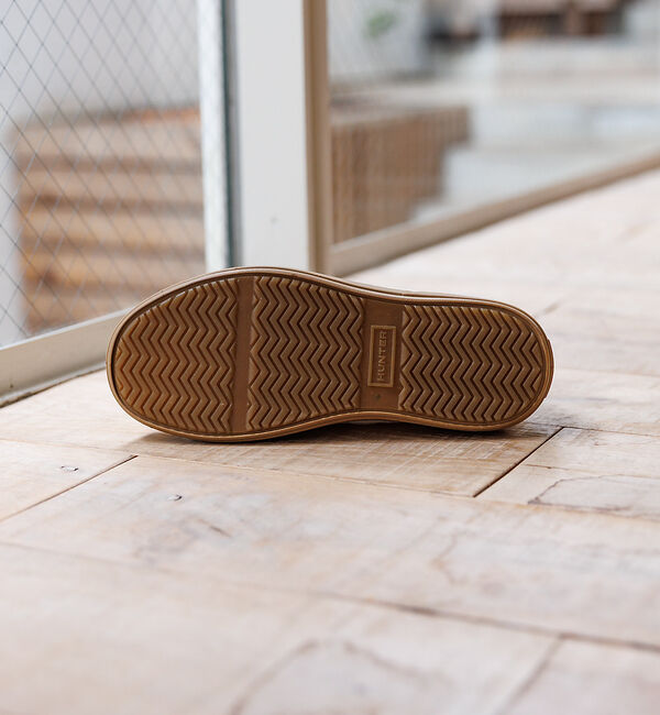 Rouge vif「【HUNTER/ハンター】イン/アウト ニッティド カフ スリッパ― ブーツ/K」|ショートブーツ|