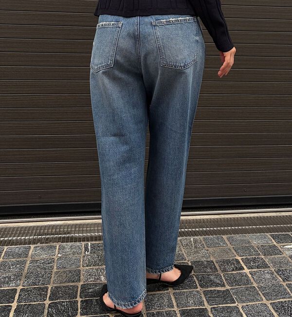 Rouge vif「【定番人気追加】【RED CARD/レッドカード】Jazz ルーズテーパードワイ」|デニム|