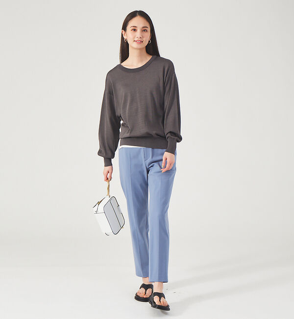 qualite「《2022新色登場》ストレッチシガレットパンツ」|その他|