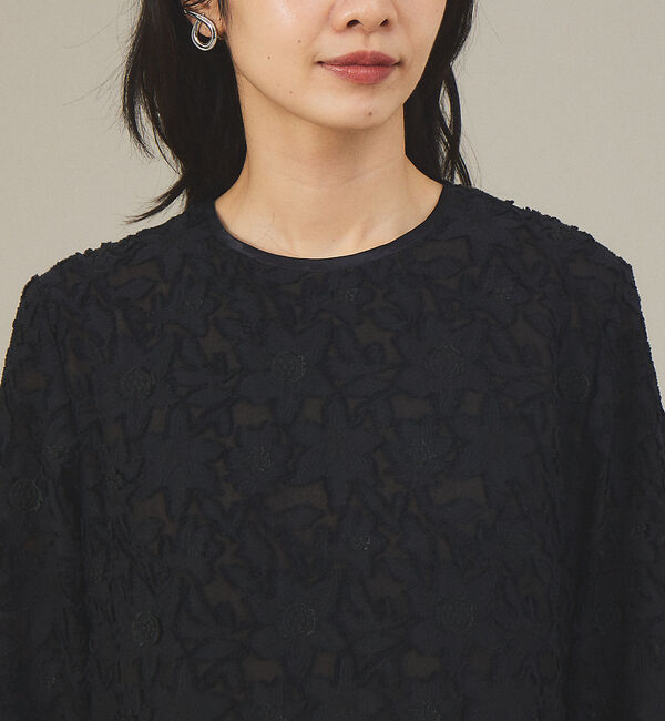 qualite「カットジャガードワンピース」|ワンピース|