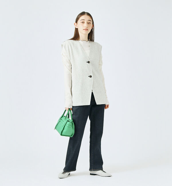 AU BANNISTER「ポインテッドトゥレースアップバブーシュ」|その他|