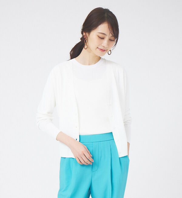 abahouse mavie「ウォッシャブルカーディガン」|カーディガン|