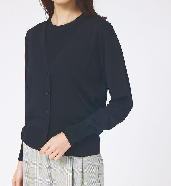 abahouse mavie「ウォッシャブルカーディガン」|カーディガン|