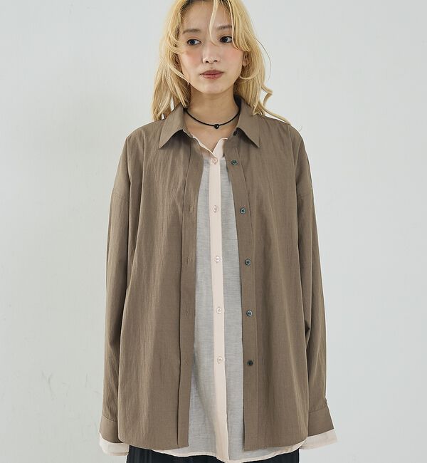 NOMINE「レイヤード シャツ」|シャツ・ブラウス|