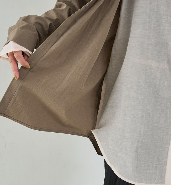 NOMINE「レイヤード シャツ」|シャツ・ブラウス|