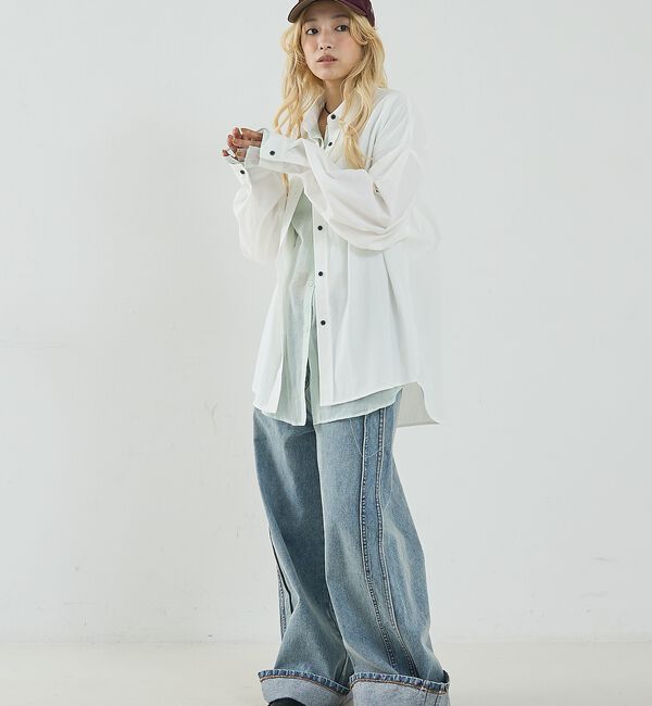 NOMINE「レイヤード シャツ」|シャツ・ブラウス|