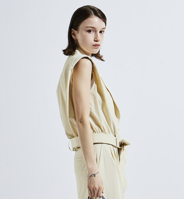 Soffitto「2WAYストレッチノースリーブブルゾン」|ブルゾン・スタジャン|