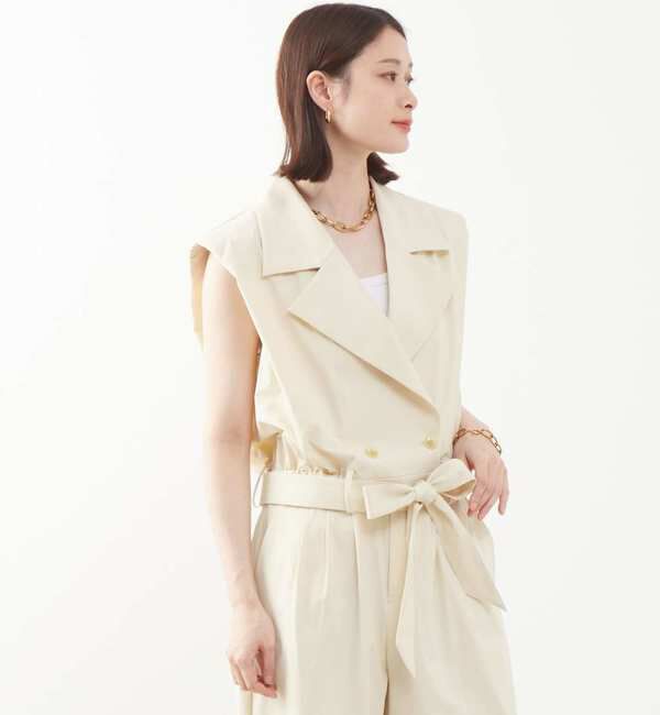 Soffitto「2WAYストレッチノースリーブブルゾン」|ブルゾン・スタジャン|