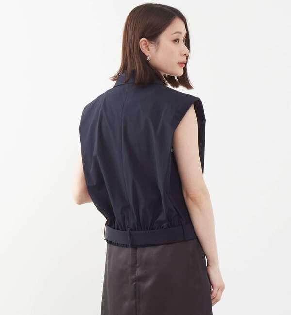 Soffitto「2WAYストレッチノースリーブブルゾン」|ブルゾン・スタジャン|