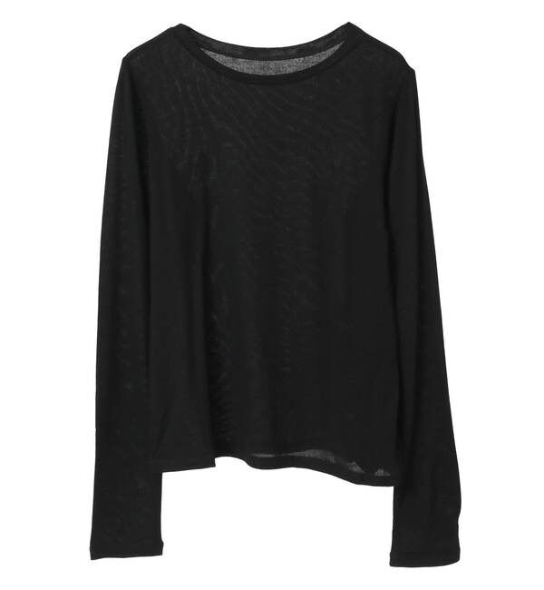 SOFFITTO「カシミヤシルク混ボートネックシアープルオーバー」|Tシャツ・カットソー|