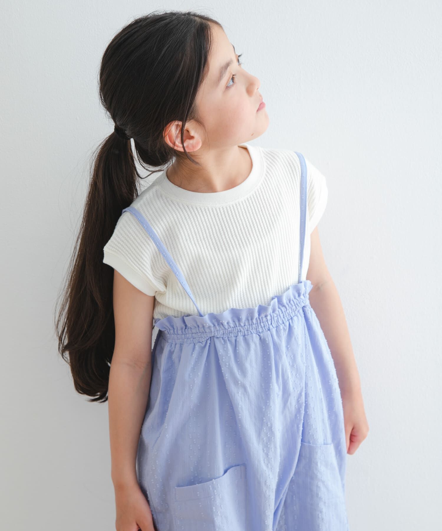 URBAN RESEARCH DOORS「フリルバギーキャミサロペット(KIDS)」|ワンピース|