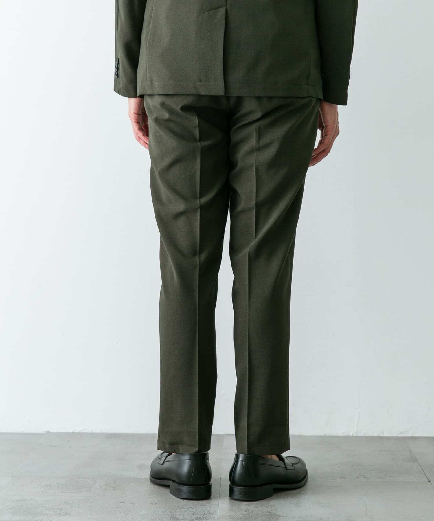 URBAN RESEARCH DOORS「『イージーケア』LIFE STYLE TAILOR　メランジトロストレッチパンツ」|スラックス|