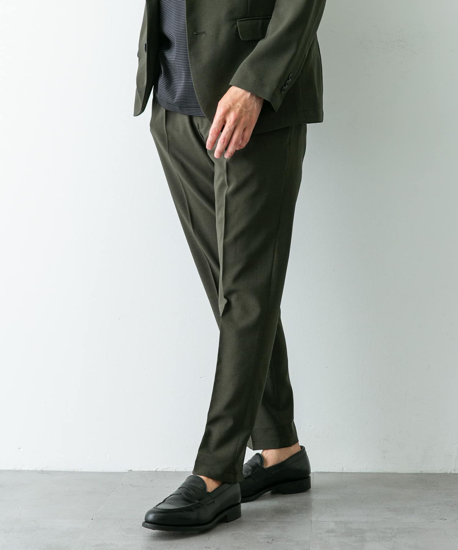 URBAN RESEARCH DOORS「『イージーケア』LIFE STYLE TAILOR　メランジトロストレッチパンツ」|スラックス|