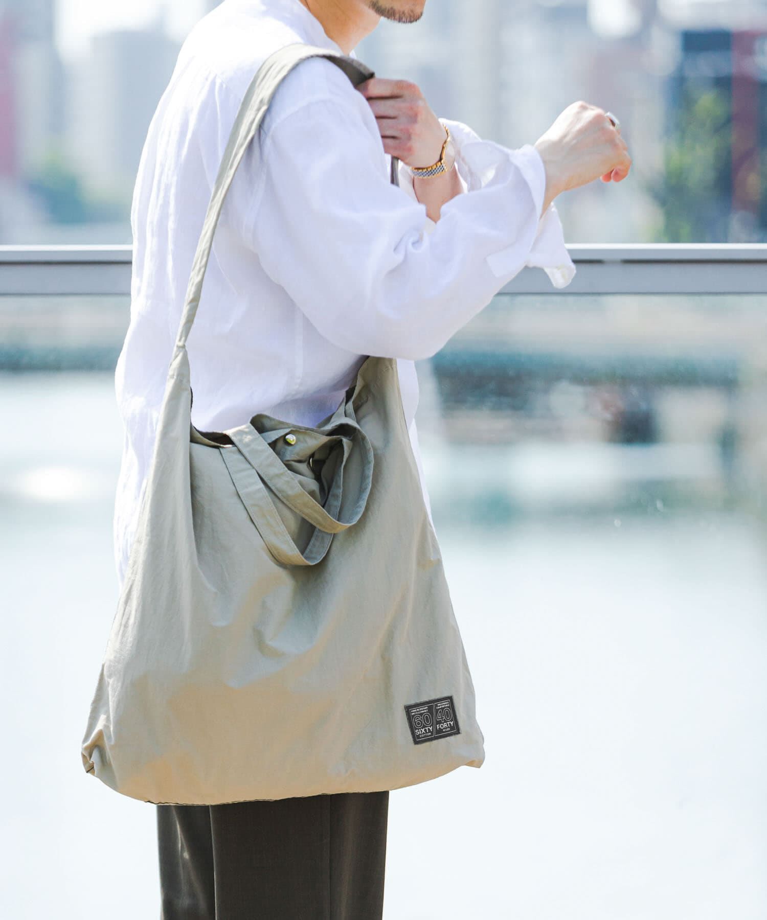 RODE SKO「『ユニセックス』ロクヨンギャザーショルダートートバッグ」|トートバッグ|