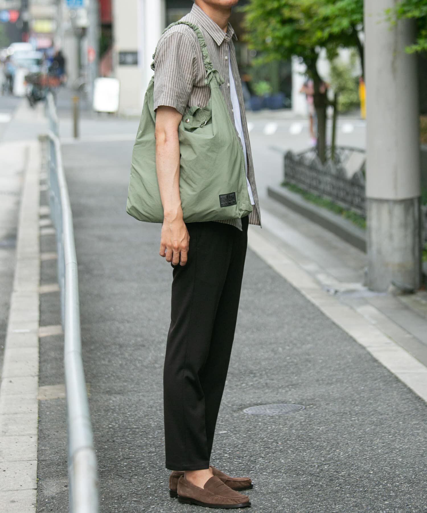 RODE SKO「『ユニセックス』ロクヨンギャザーショルダートートバッグ」|トートバッグ|