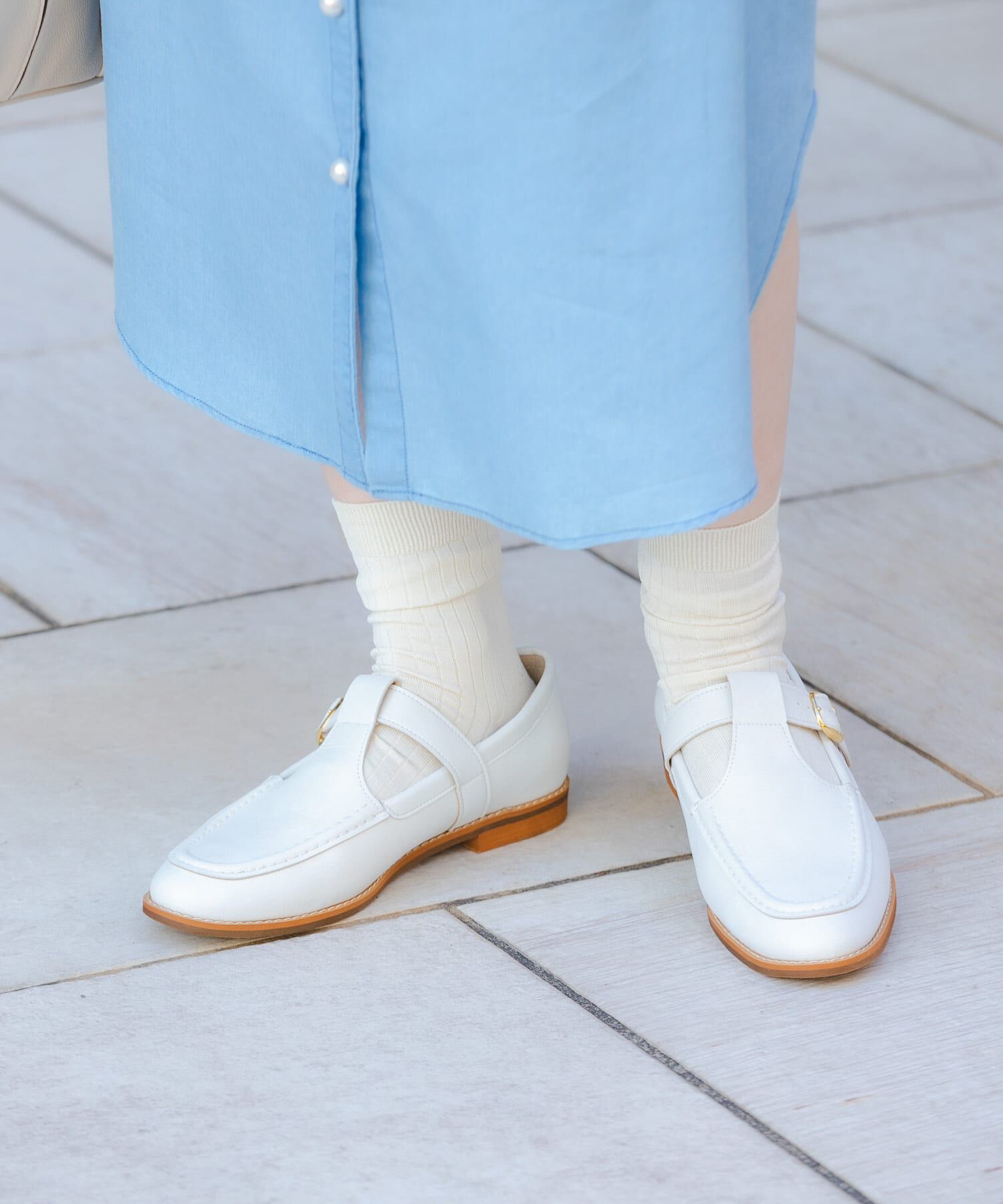 RODE SKO「『MADE IN JAPAN』Tストラッププレーンシューズ」|ローファー|