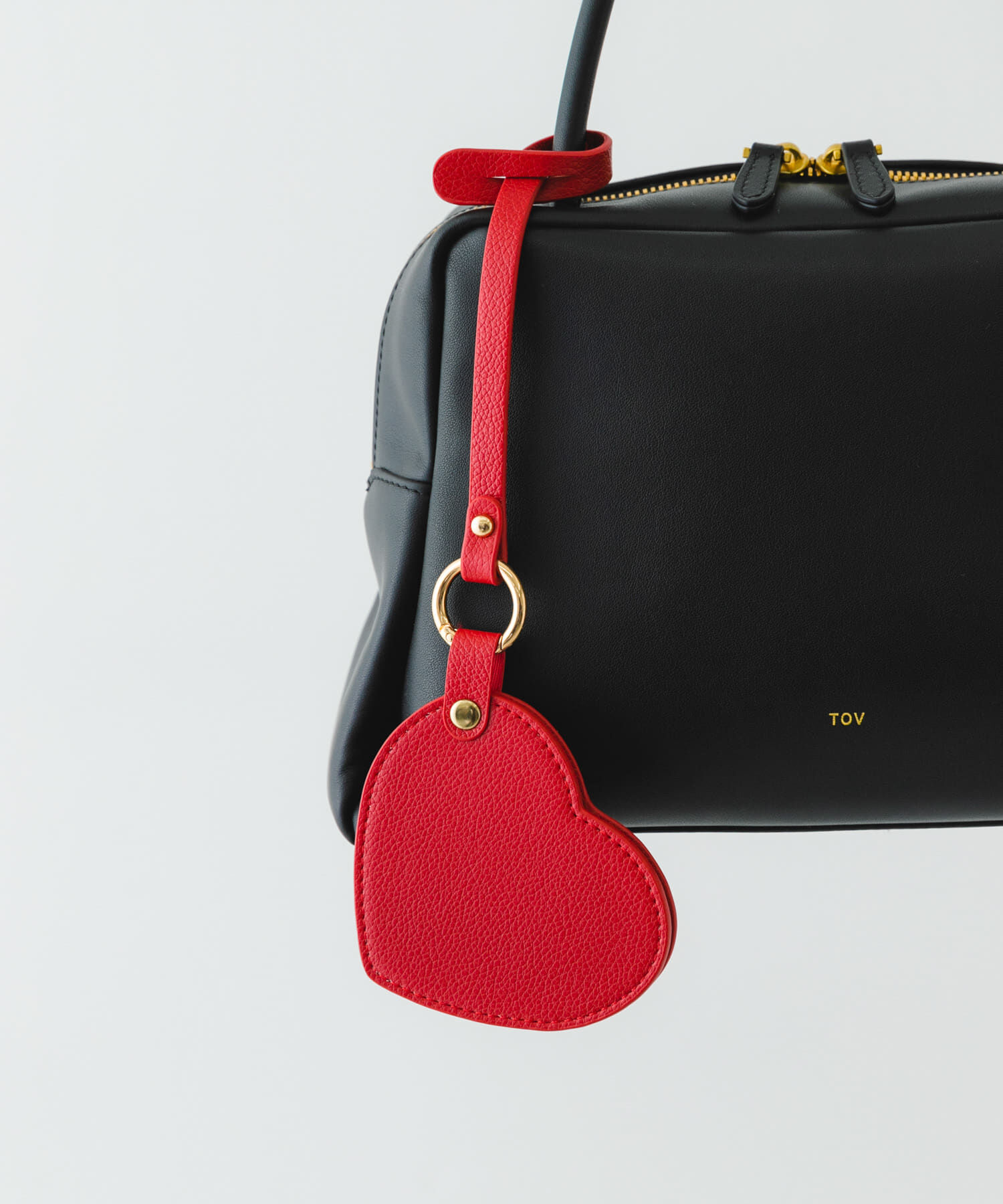 RODE SKO「ハートミラーチャーム」|チャーム・キーホルダー|レッド