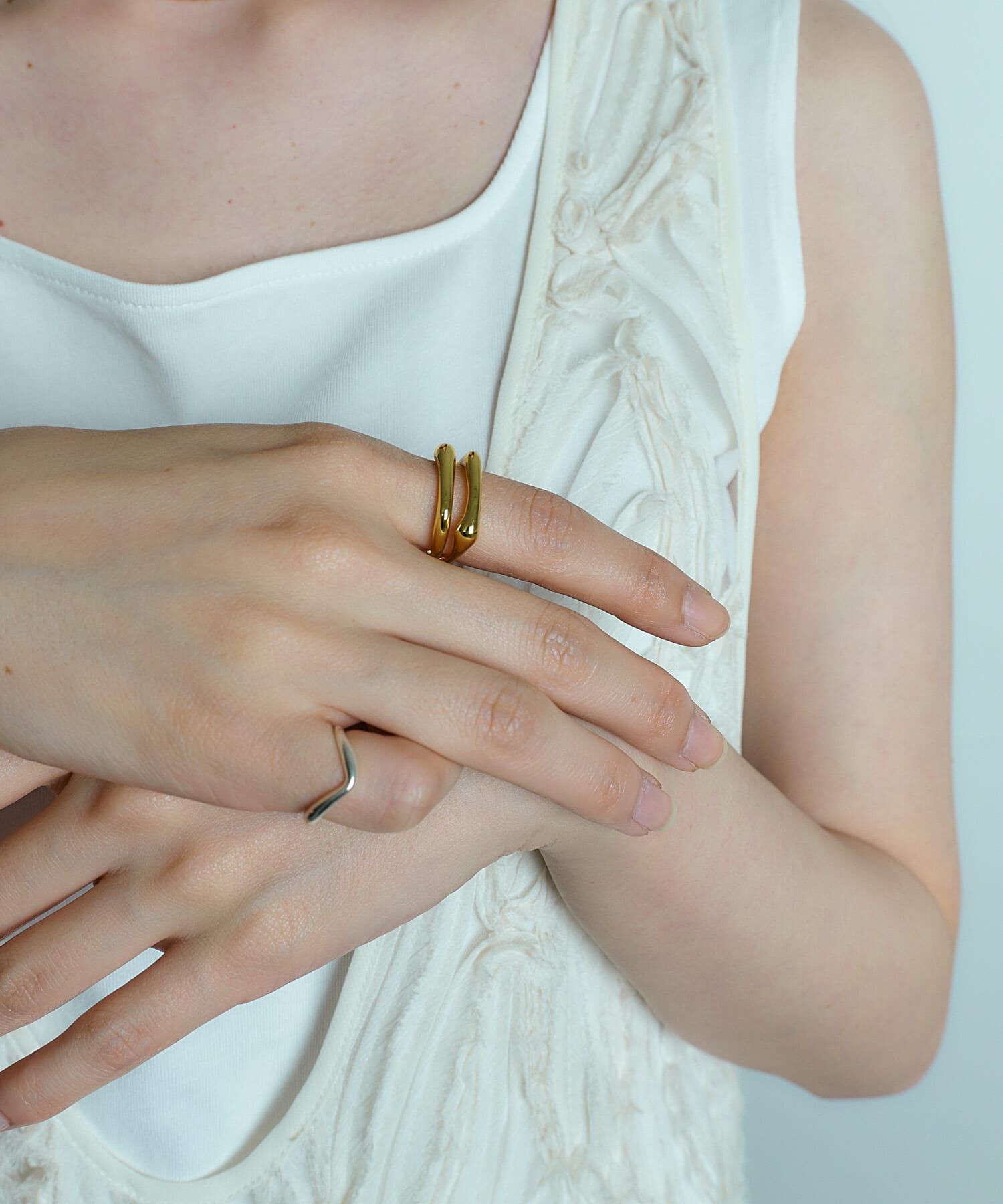 SMELLY「SMELLY so&rsquo;　dual line ring」|リング|