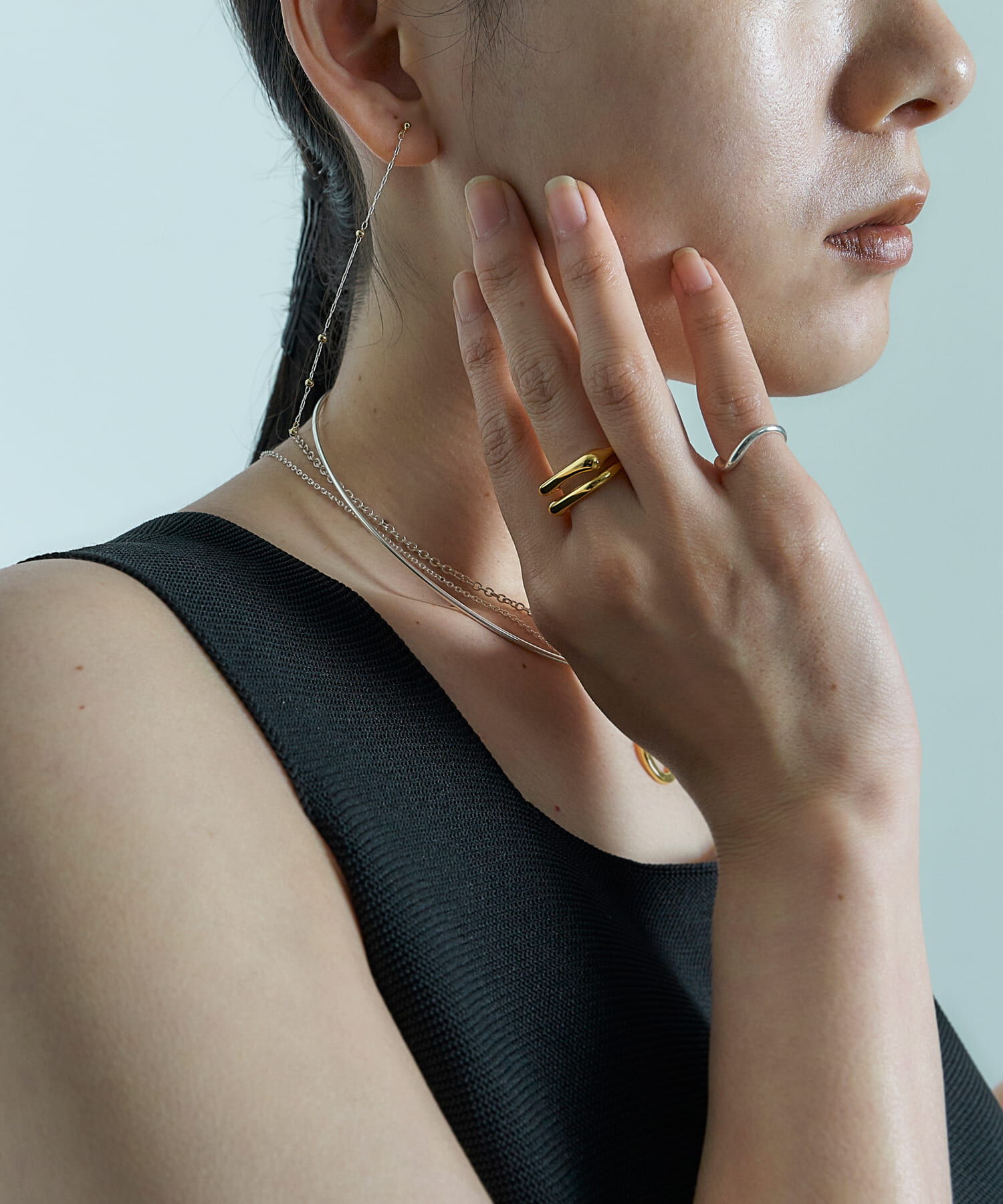 SMELLY「SMELLY so&rsquo;　dual line ring」|リング|