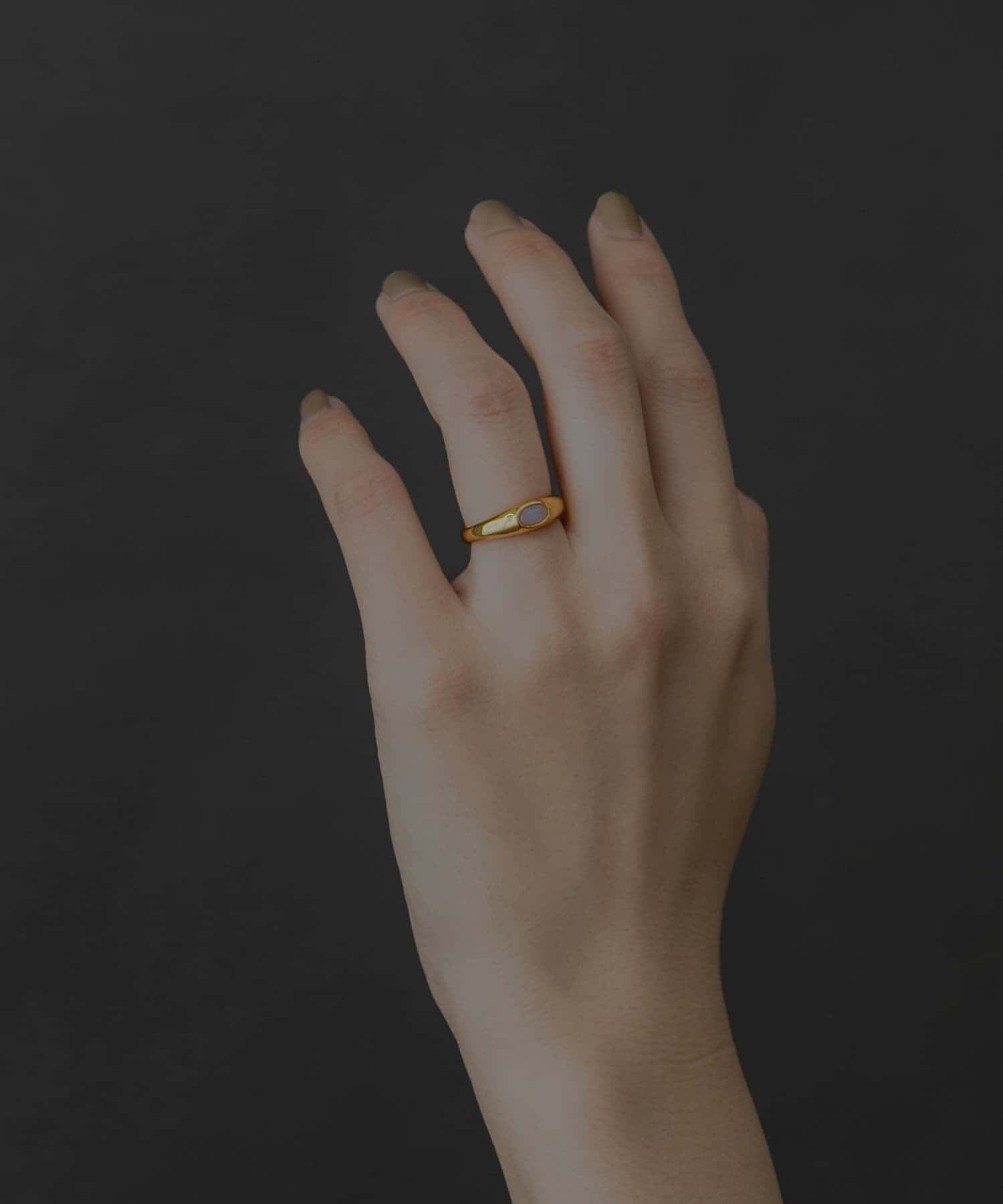 SMELLY「SMELLY so&rsquo;　stone line ring」|リング|