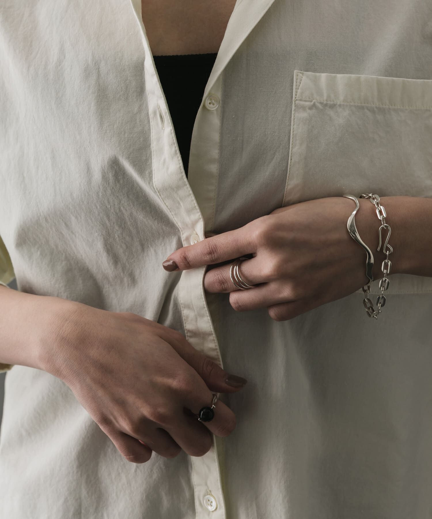 SMELLY「SMELLY so&rsquo;　oval chain bracelet」|ブレスレット・バングル|