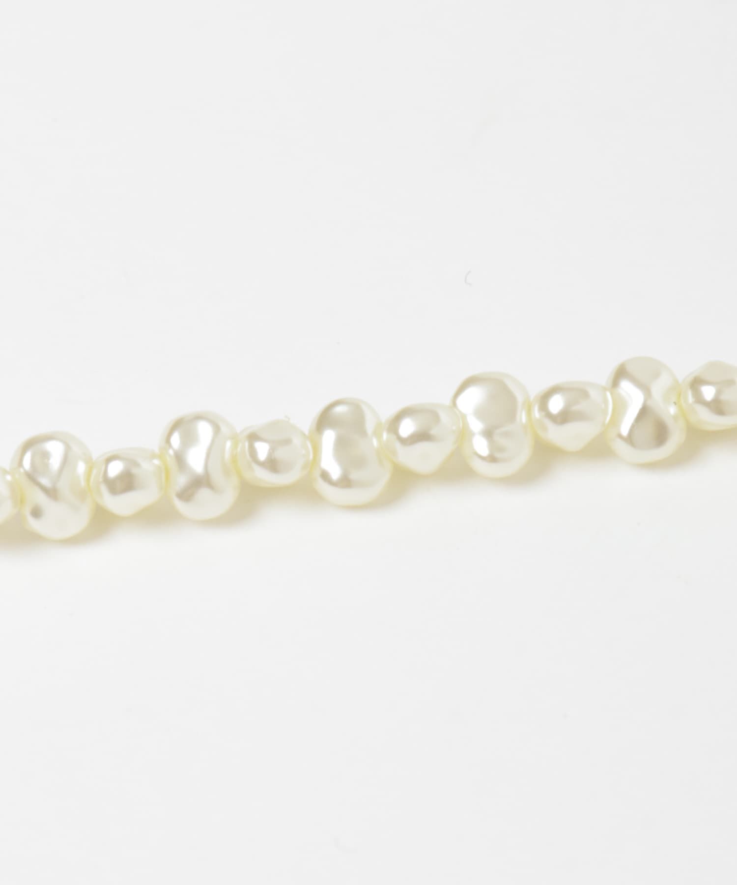 SMELLY「イビツパールネックレス」|ネックレス|