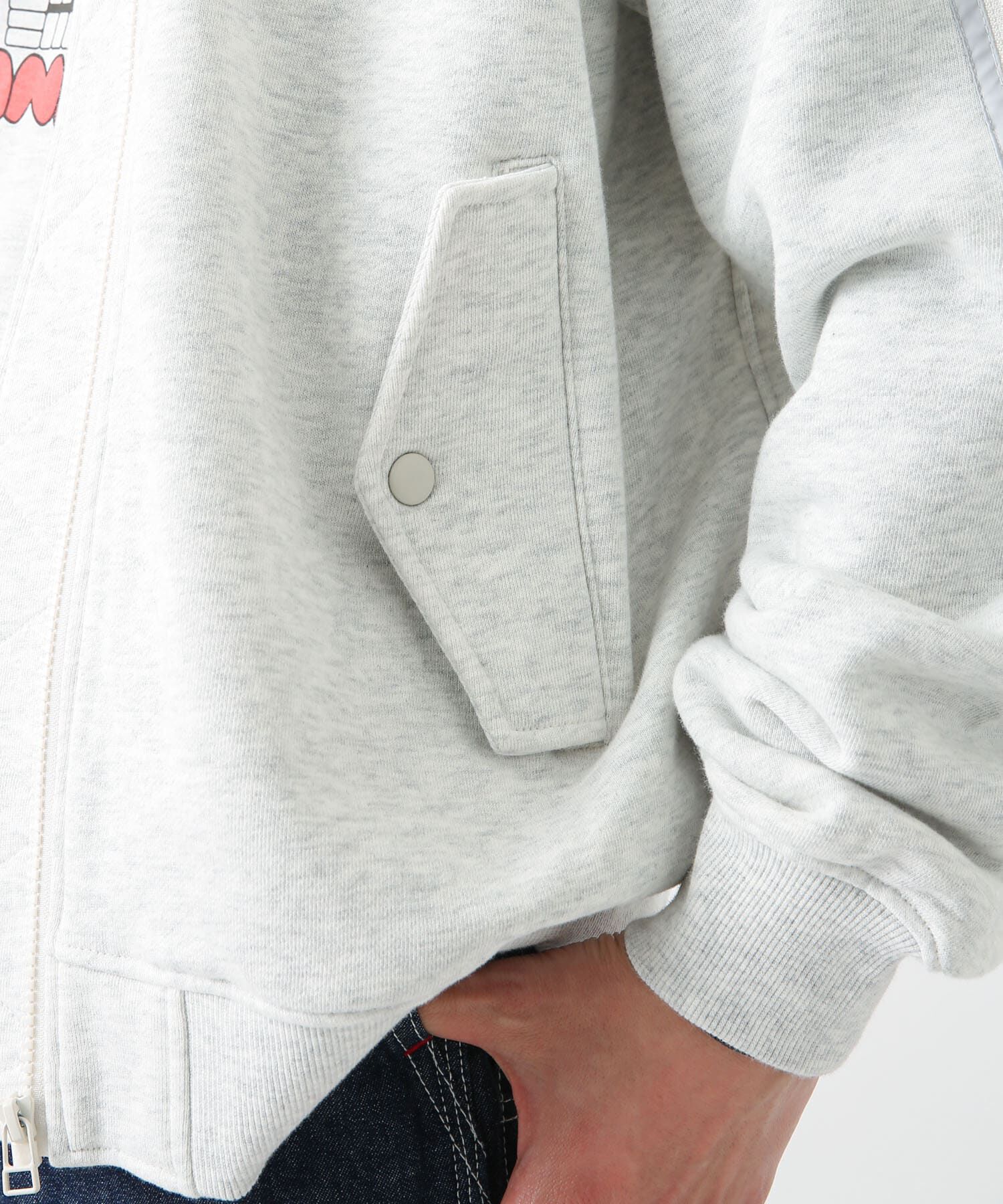 Sonny Label 「裏毛スウェットMA-1ブルゾン」|ブルゾン・スタジャン|