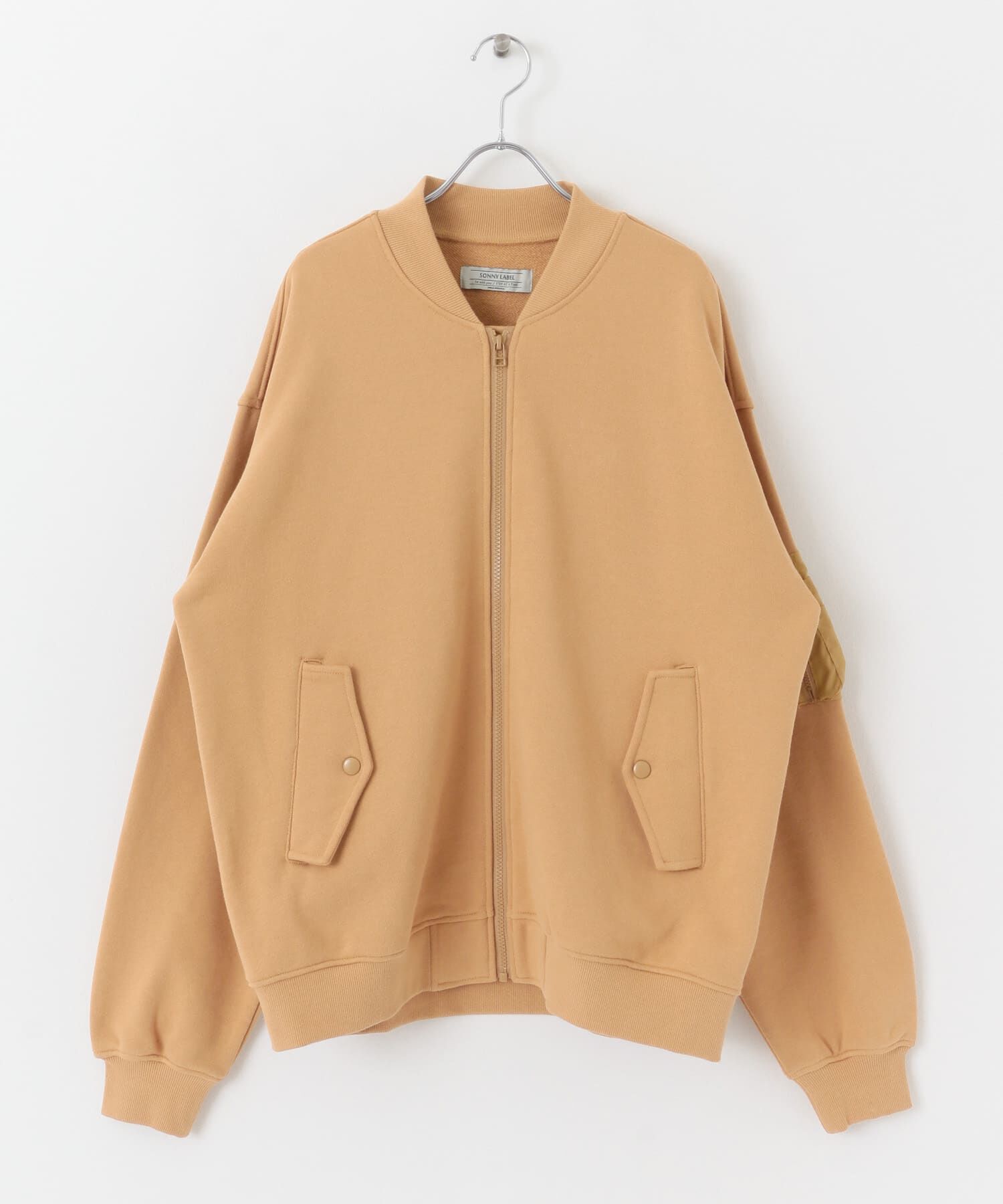 Sonny Label 「裏毛スウェットMA-1ブルゾン」|ブルゾン・スタジャン|