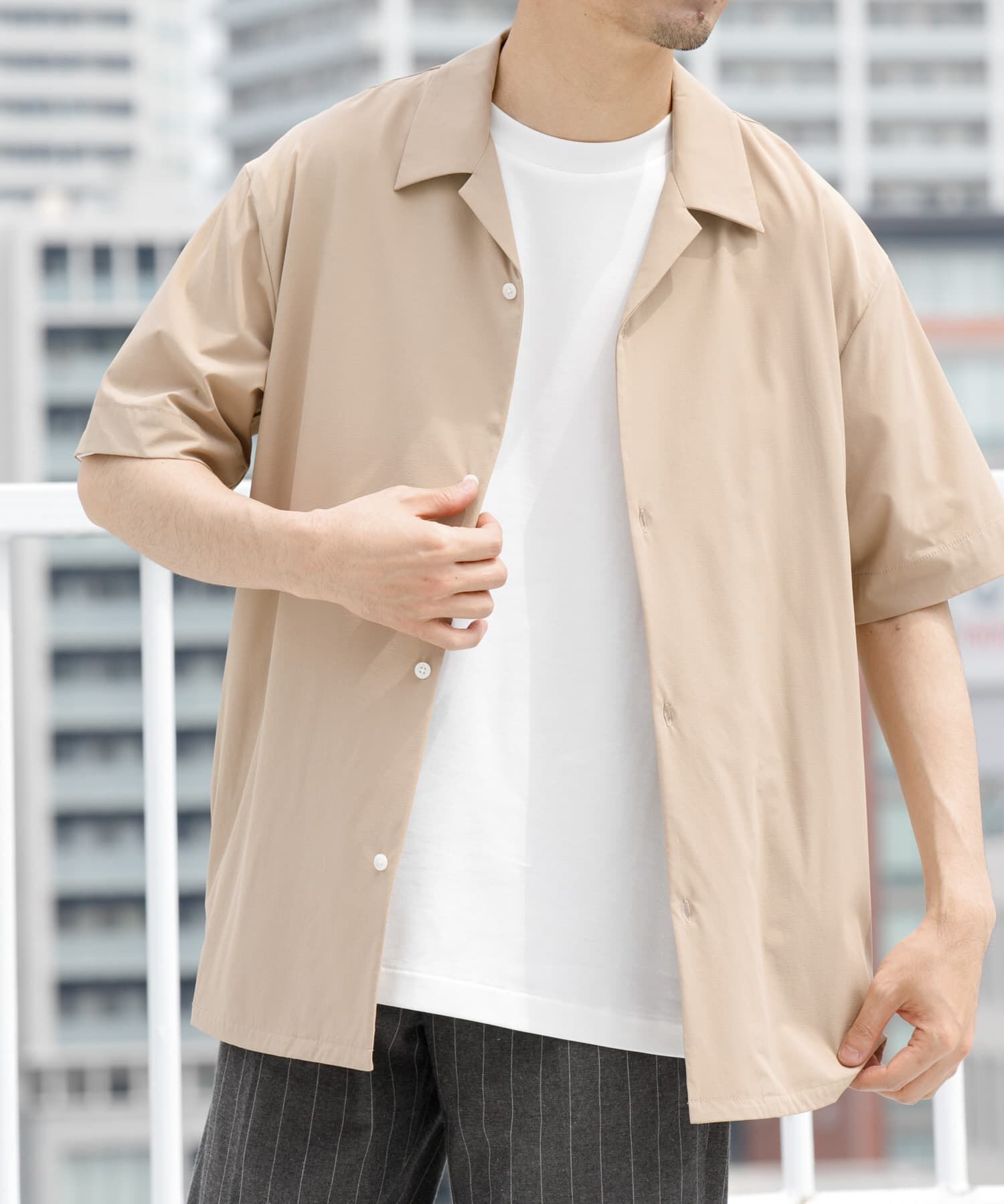 URBAN RESEARCH ROSSO「『ｾｯﾄｱｯﾌﾟ対応』『XLｻｲｽﾞあり』ｸｰﾙｷｰﾌﾟｼｮｰﾄｽﾘ  」|シャツ・ブラウス|