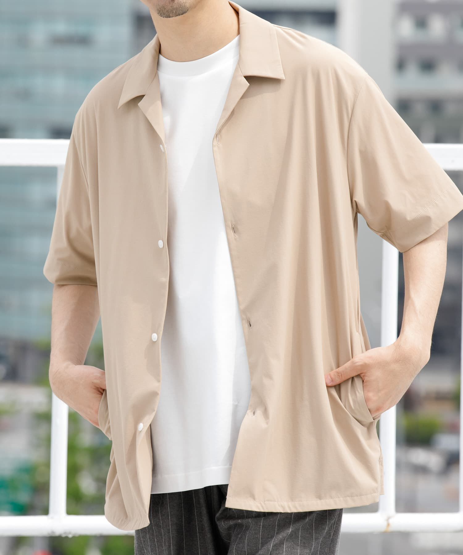 URBAN RESEARCH ROSSO「『ｾｯﾄｱｯﾌﾟ対応』『XLｻｲｽﾞあり』ｸｰﾙｷｰﾌﾟｼｮｰﾄｽﾘ  」|シャツ・ブラウス|