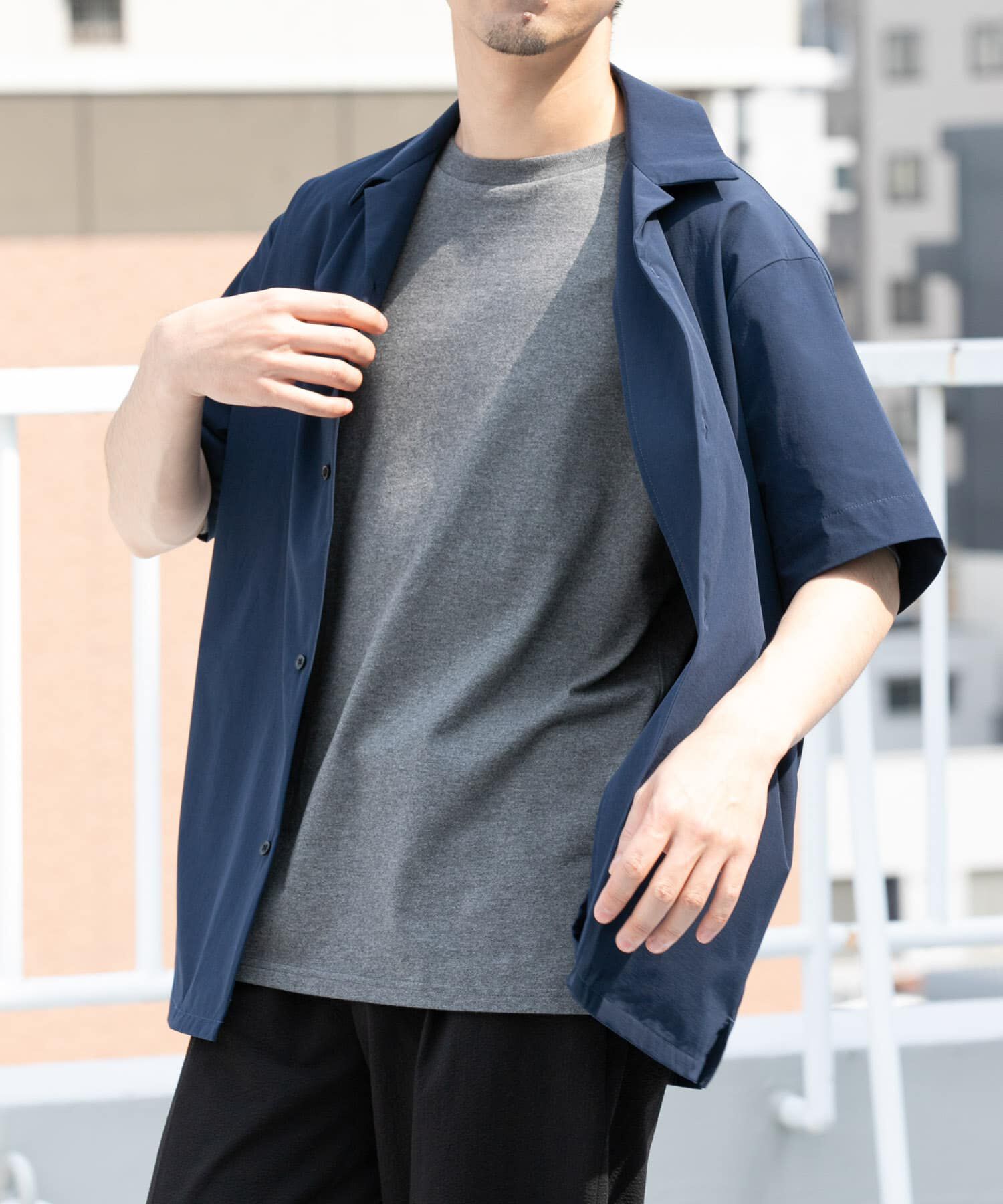 URBAN RESEARCH ROSSO「『ｾｯﾄｱｯﾌﾟ対応』『XLｻｲｽﾞあり』ｸｰﾙｷｰﾌﾟｼｮｰﾄｽﾘ  」|シャツ・ブラウス|