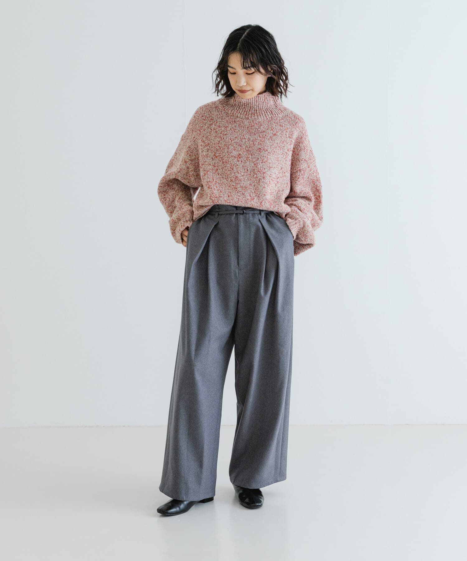 URBAN RESEARCH「『MADE IN JAPAN』スクエアトゥローヒールショートブーツ」|ショートブーツ|